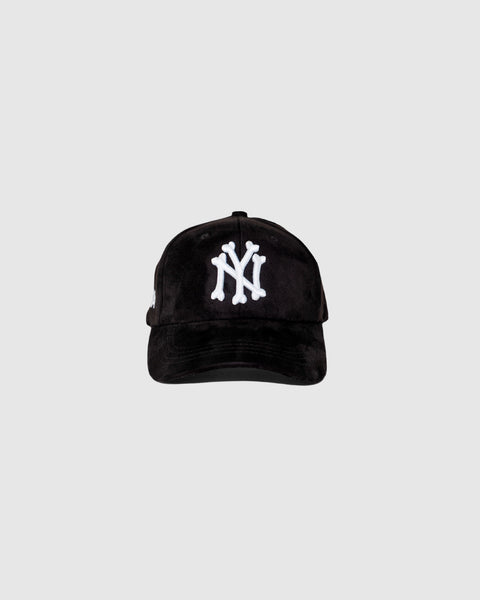 Boné NY Bones Suede "Black" - Imagem 1