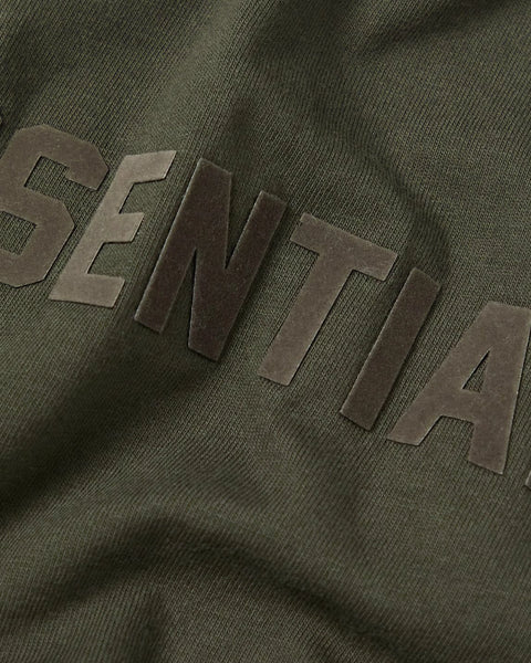 Camiseta Essentials Flocked Long Sleeve "Gray" - Imagem 4