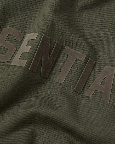 Camiseta Essentials Flocked Long Sleeve "Gray" - Imagem 2