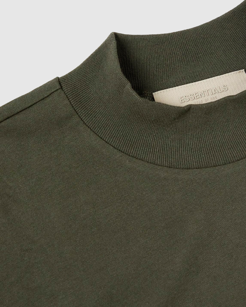 Camiseta Essentials Flocked Long Sleeve "Gray" - Imagem 3