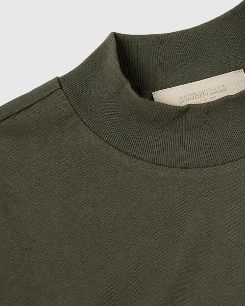 Camiseta Essentials Flocked Long Sleeve "Gray" - Imagem 5
