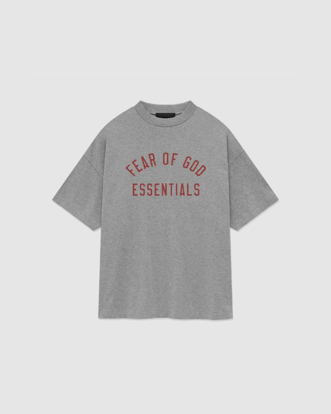 Camiseta Essentials Jersey Crewneck "Dark Heather" - Imagem 1